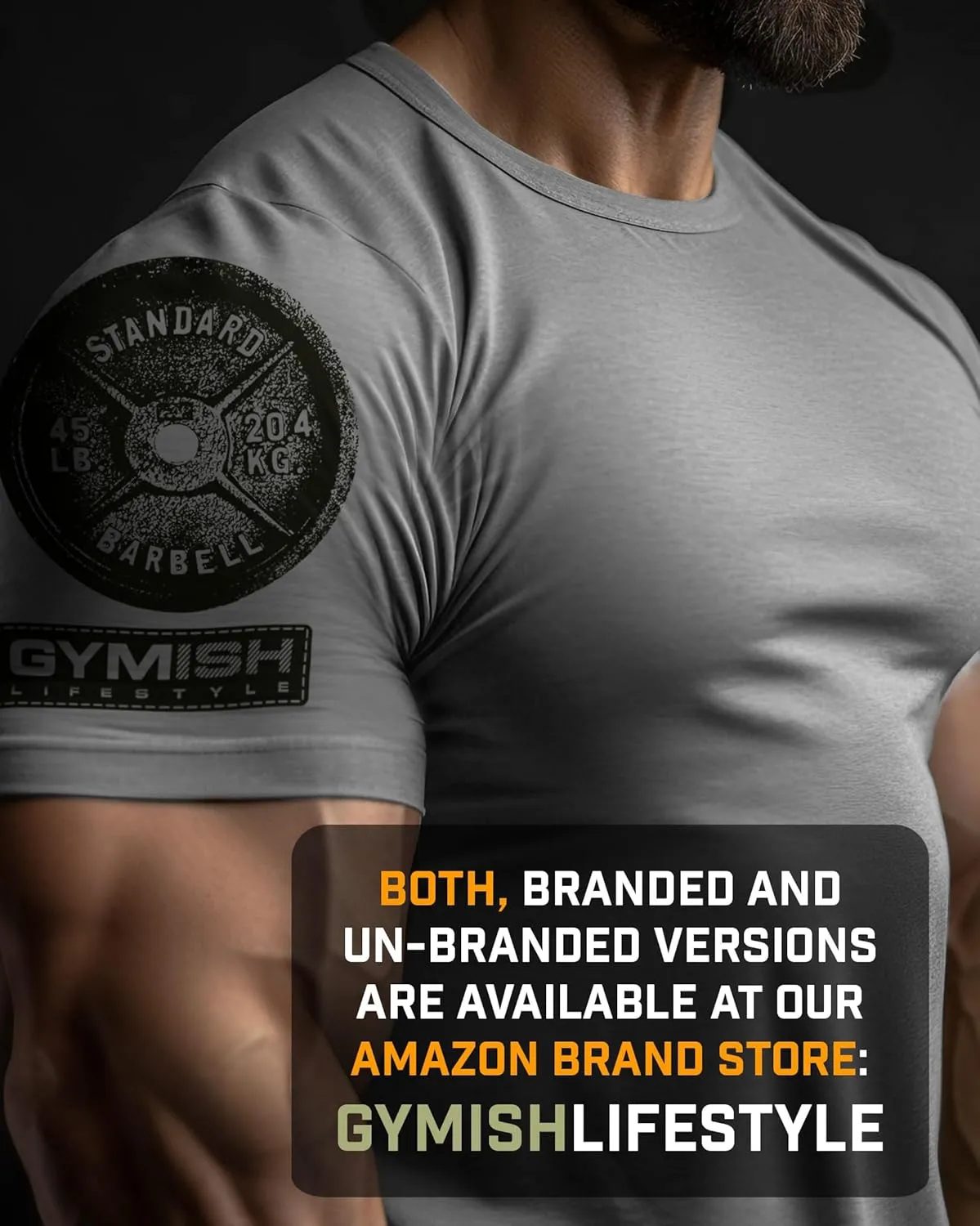Gymish Lifestyle Stay Focused Mens Bodybuilding T-Shirts Graphic Tees Short Sleeve Workout Shirt