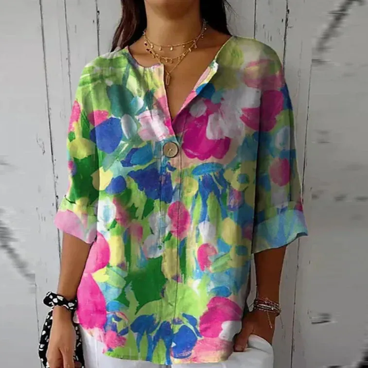 Harley | Elegant Floral Blouse