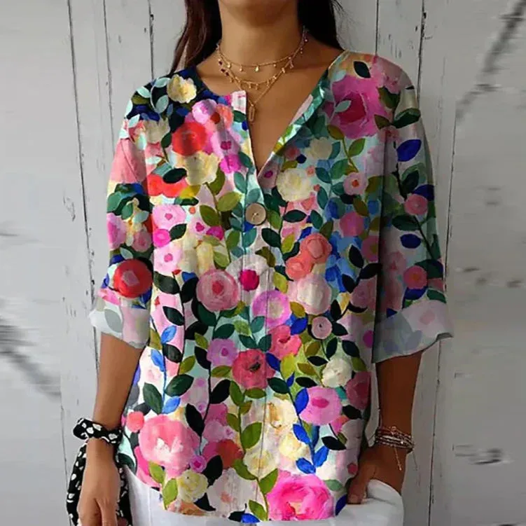 Harley | Elegant Floral Blouse