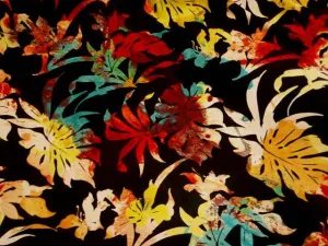 Hawaiian Leaf - Cotton Rayon