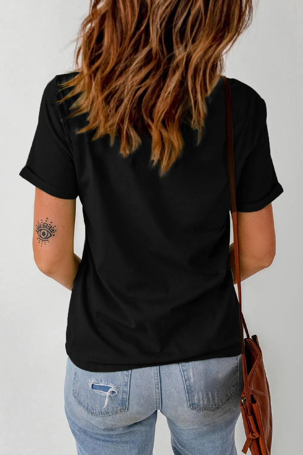 Hazel Blues® | Expensive & Difficult Graphic Cuffed Sleeve Tee