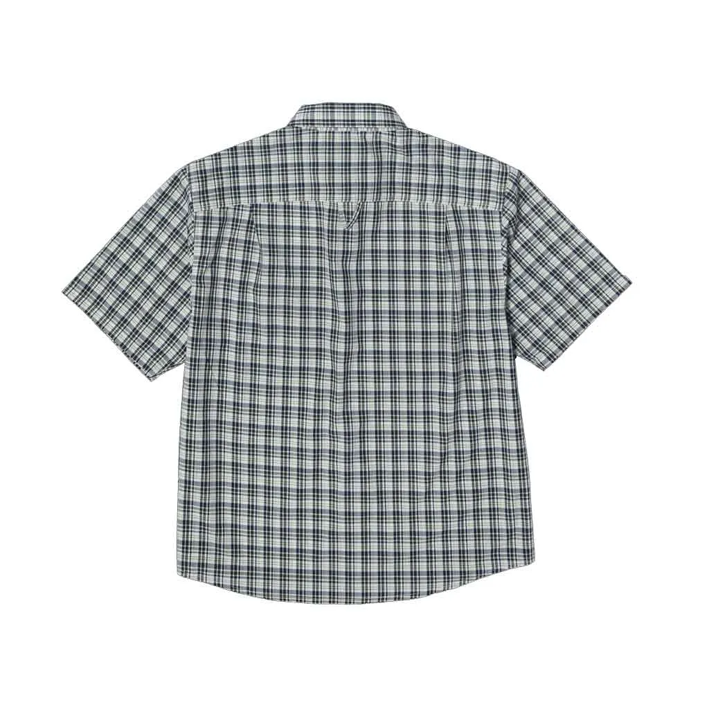 Huf H Star Plaid S/S Woven - Linen
