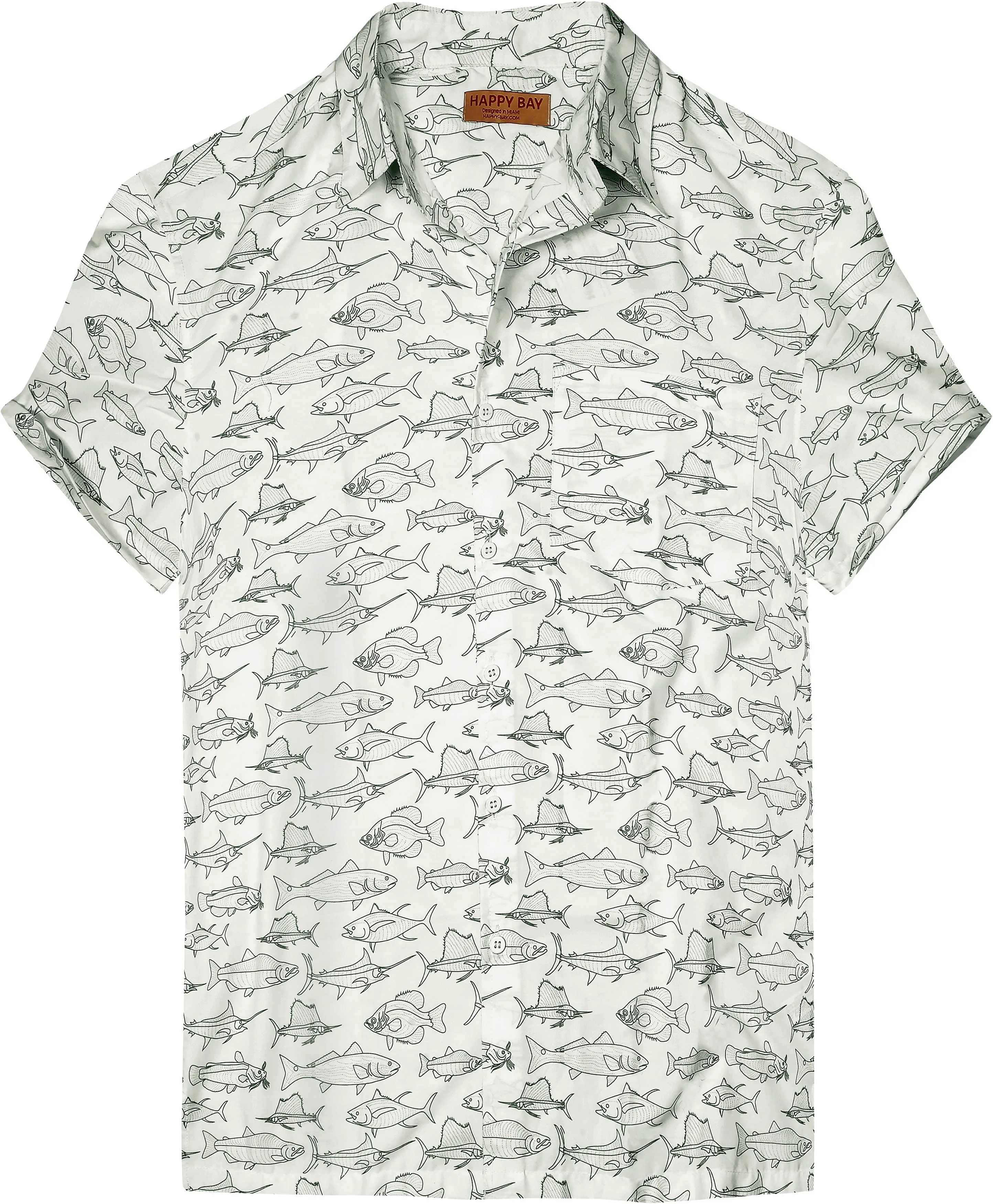 Island Vibes Nautical Fish Men's Shirt