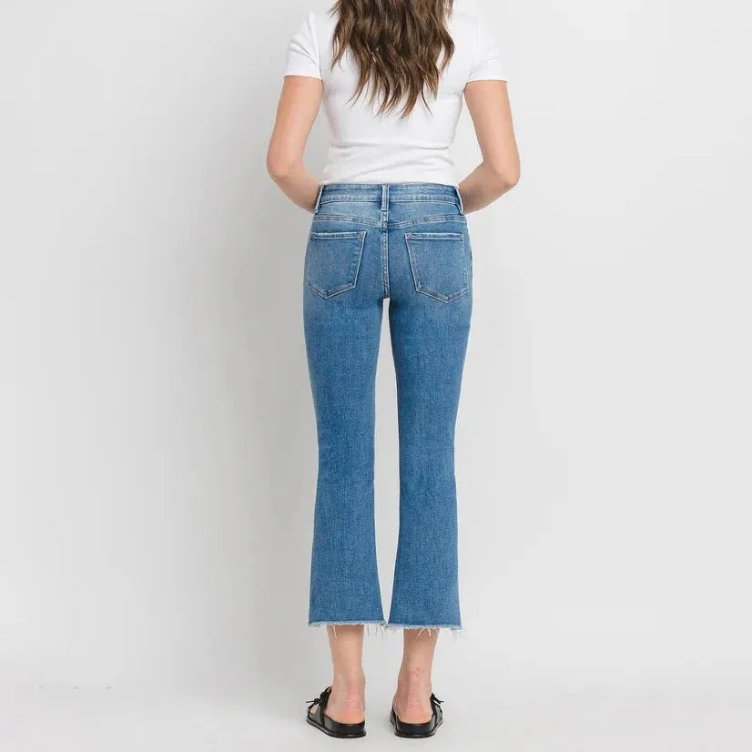 Jackie Ankle Mini Flare Jeans