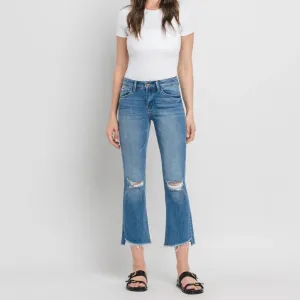 Jackie Ankle Mini Flare Jeans