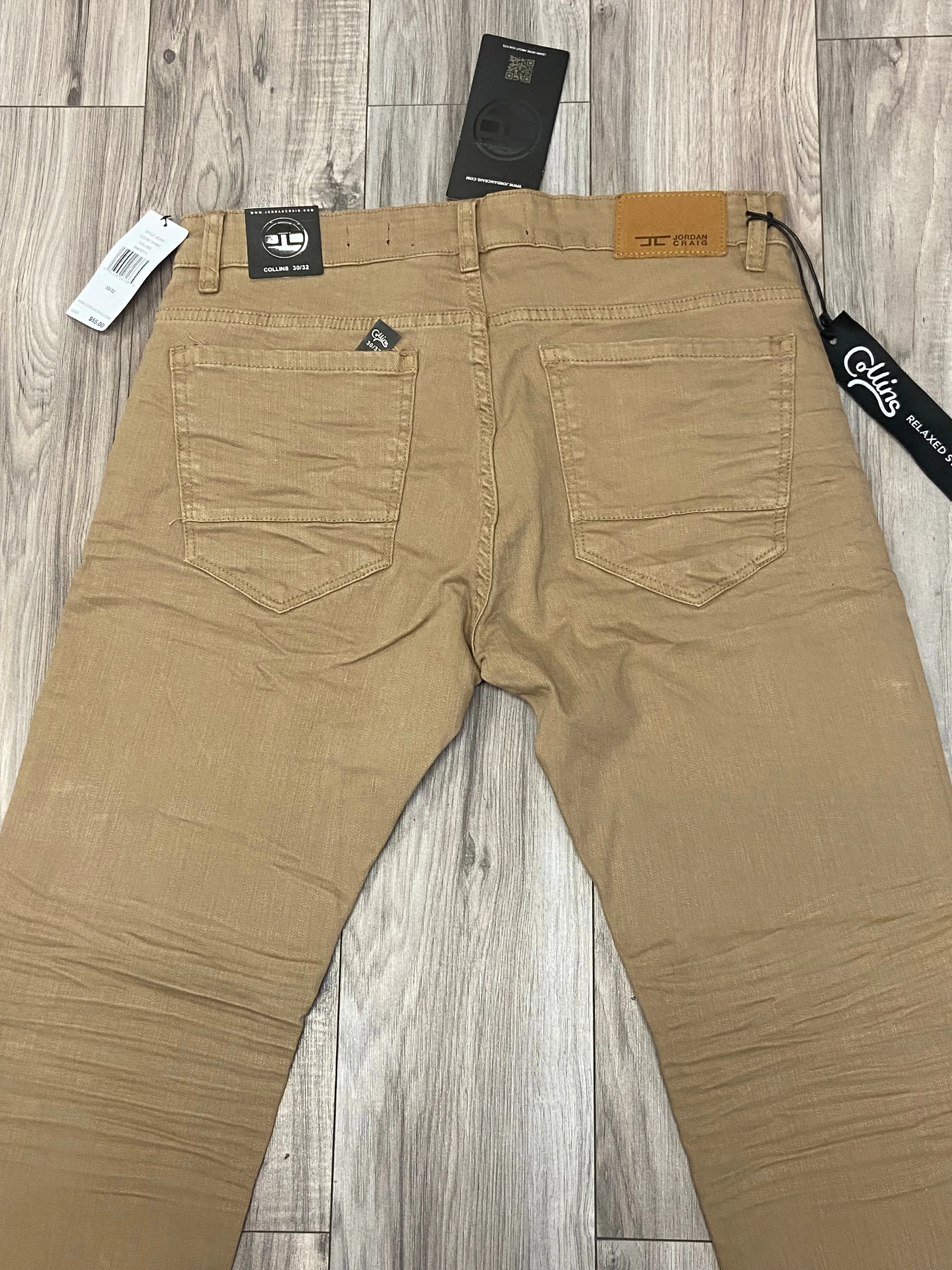 JORDAN CRAIG COLLINS TRIBECA TWILL PANTS JC990 (KHAKI)