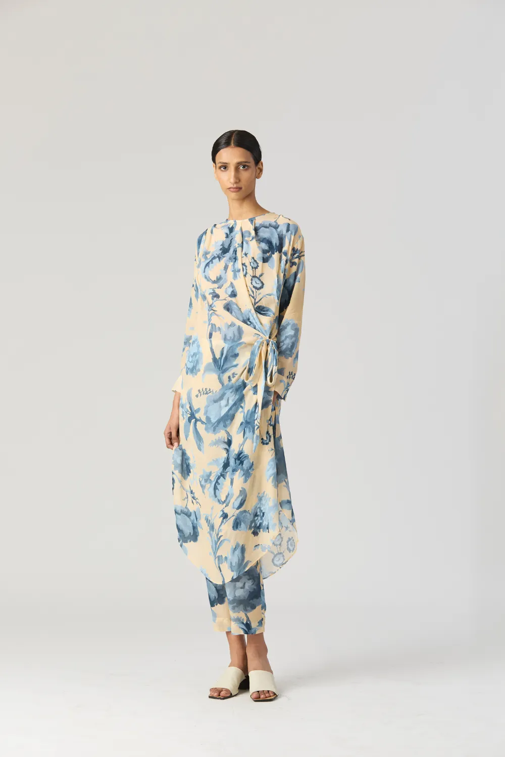 JUNO SIDE WRAP KURTA SET