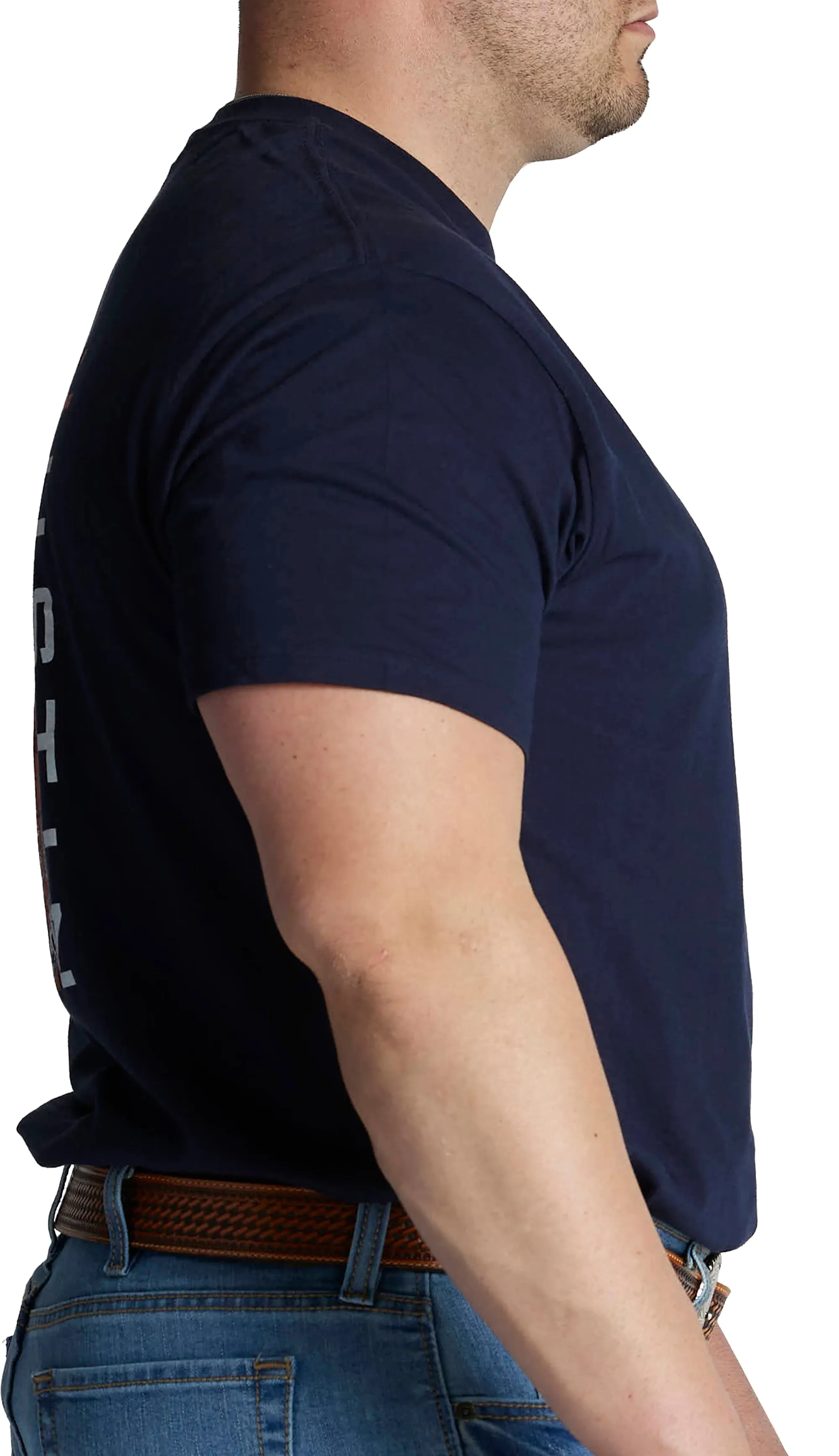 Justin Brands T-Shirt J-G3186 Navy Patriotic