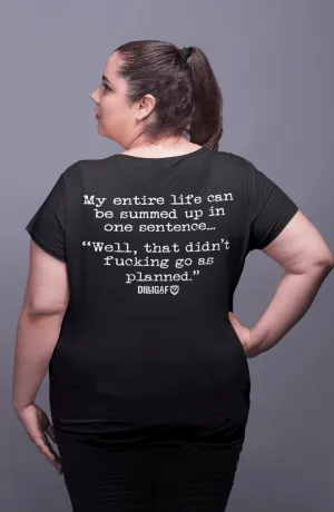 Ladies Full Figure VNeck Fucked Up Tee