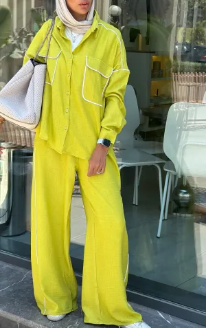 Lime Lined Set