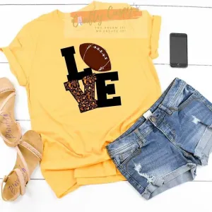 Love Football -Sports  Unisex  T-shirt.