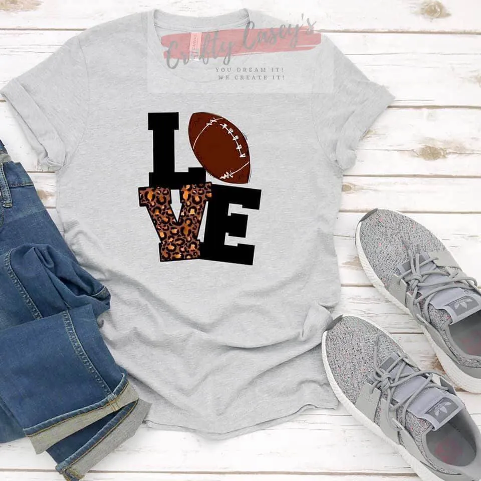 Love Football -Sports  Unisex  T-shirt.