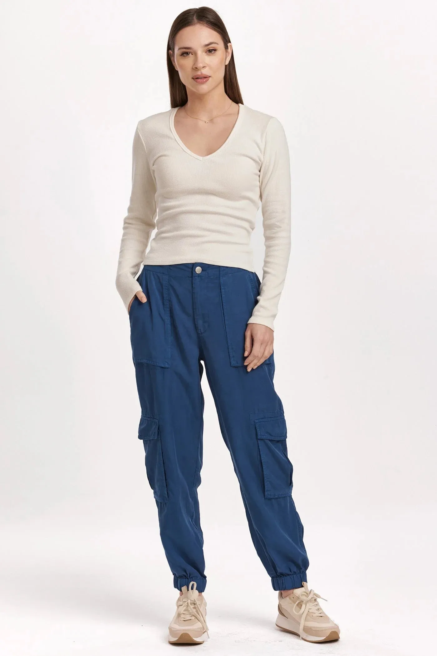 Marlowe V Neck Top - White