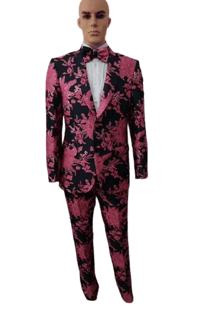 Mens Pink Prom Suit