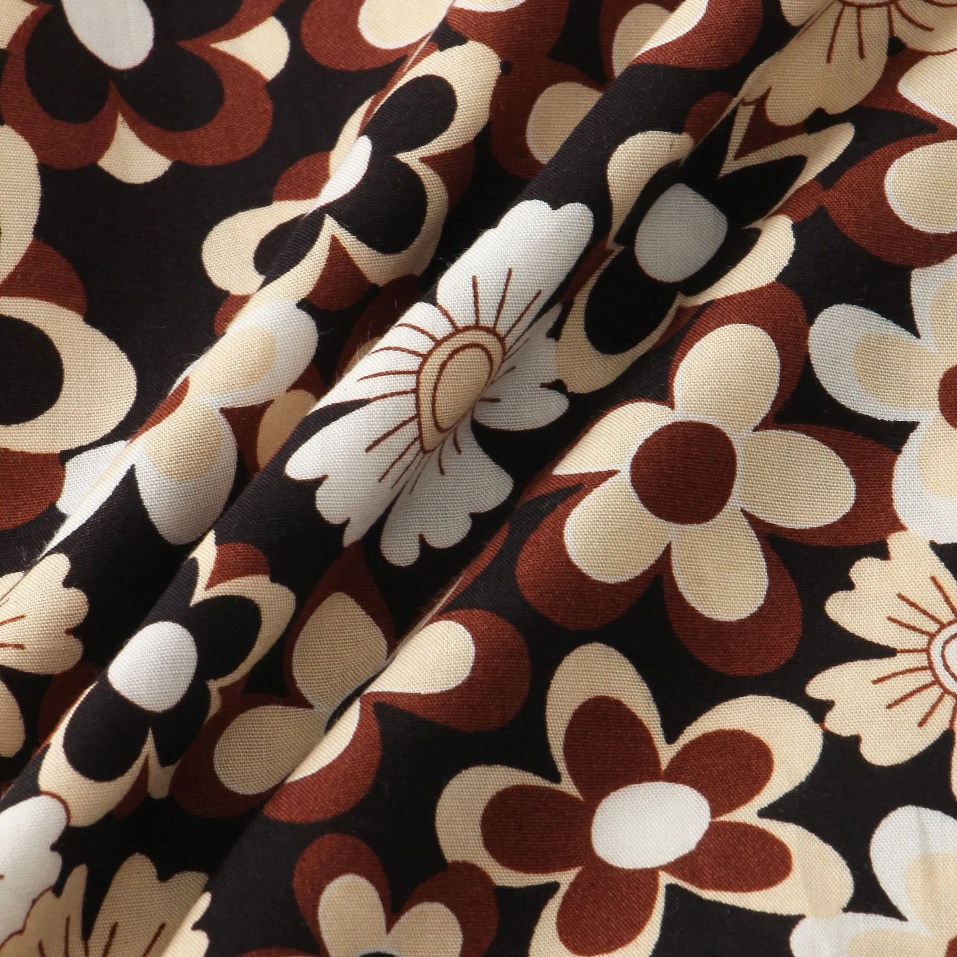 Mens summer button up shirt - Floral pattern