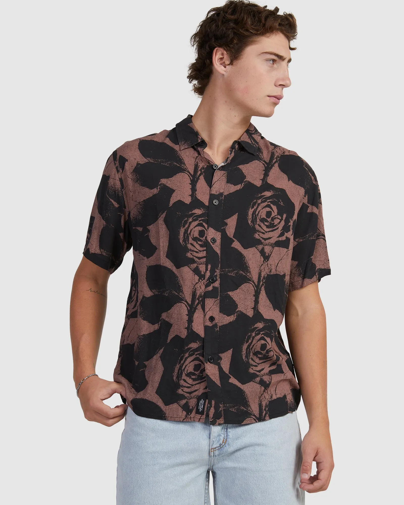 MENS THE PARADOX OF PARADISE BOWLING SHIRT