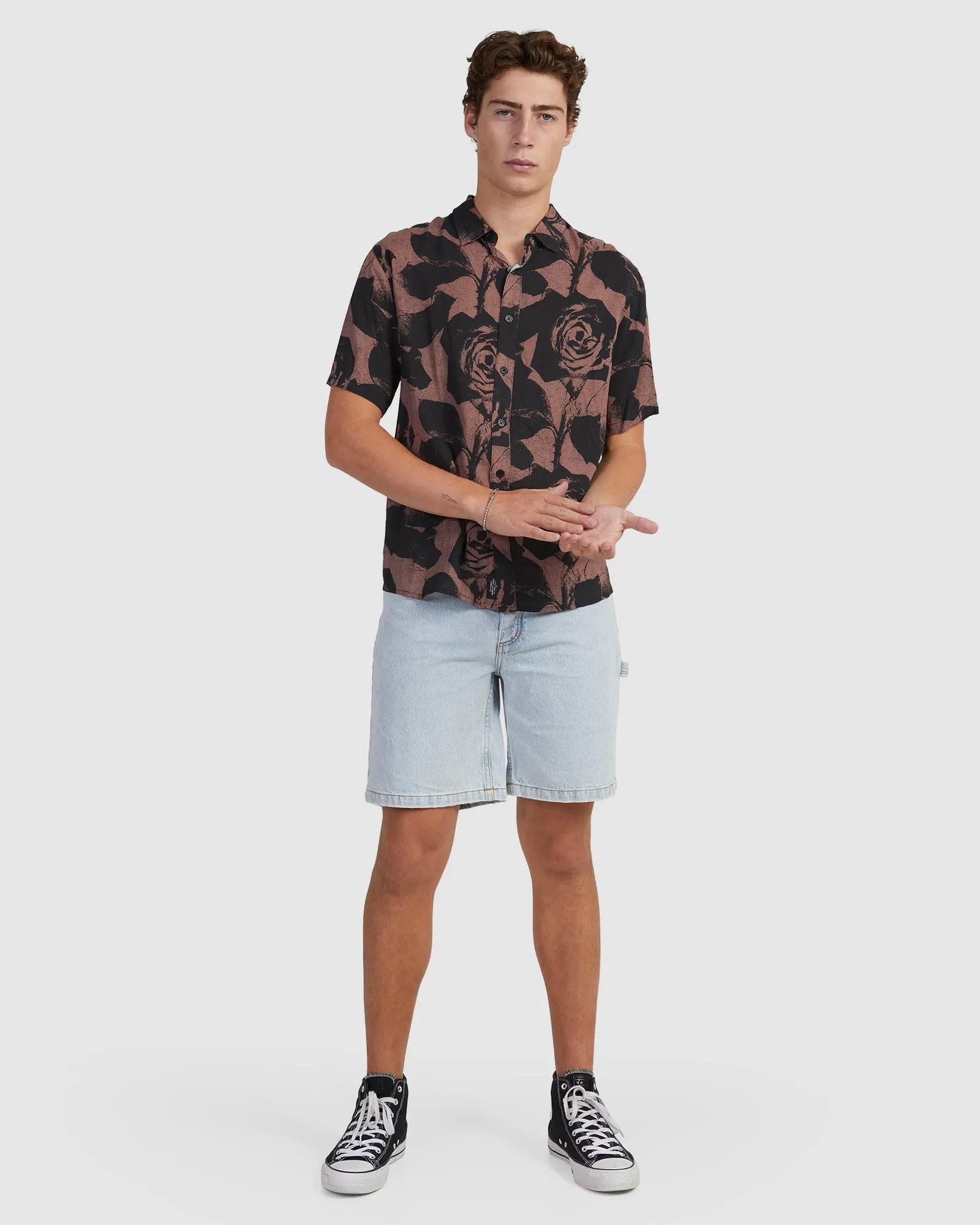 MENS THE PARADOX OF PARADISE BOWLING SHIRT