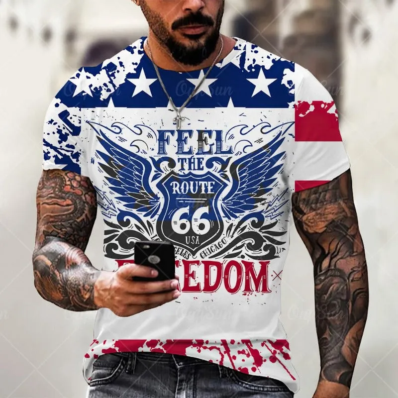 Men's Vintage Stye Printed T Shirts