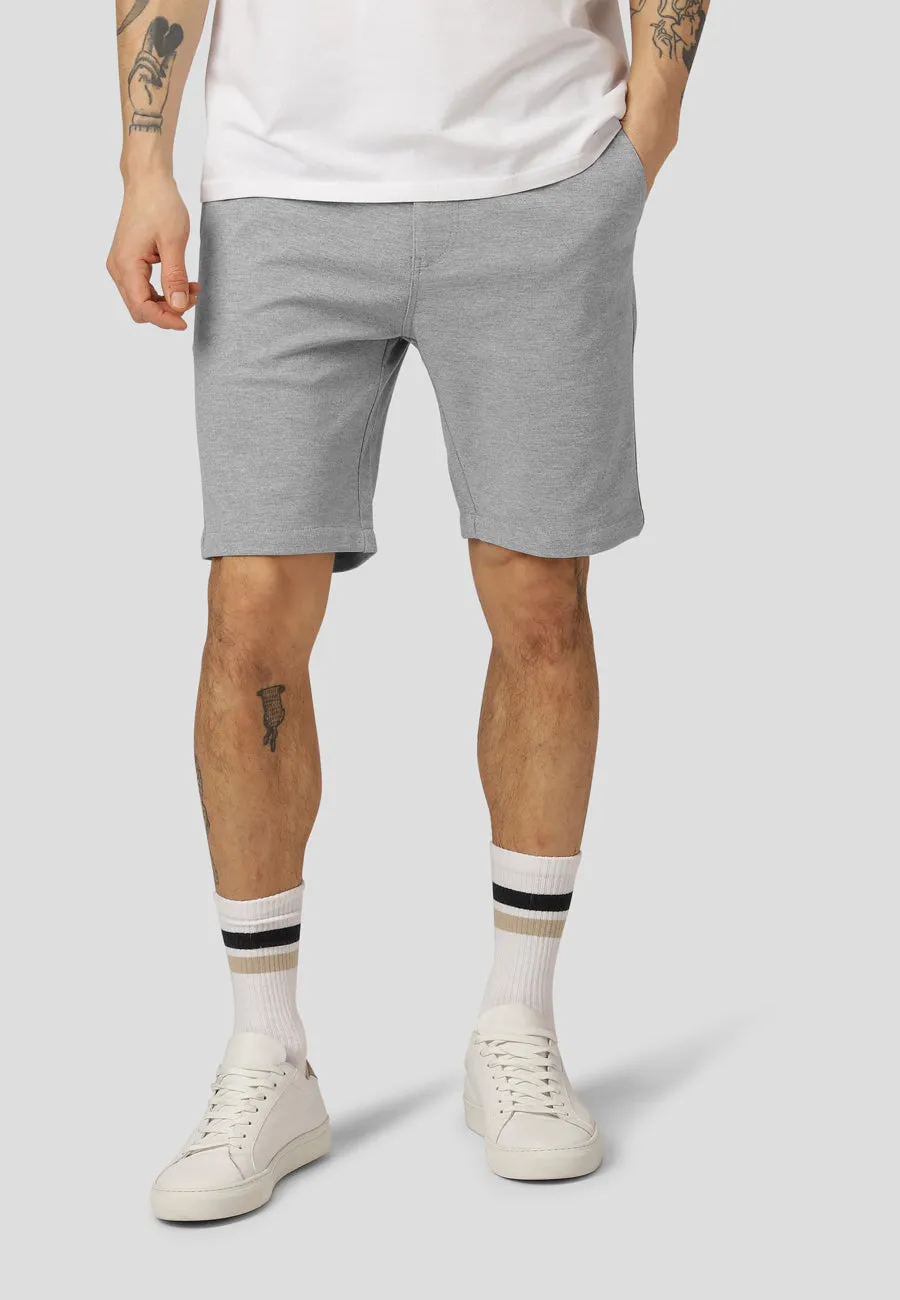 Milano jersey shorts - Light Grey Melange