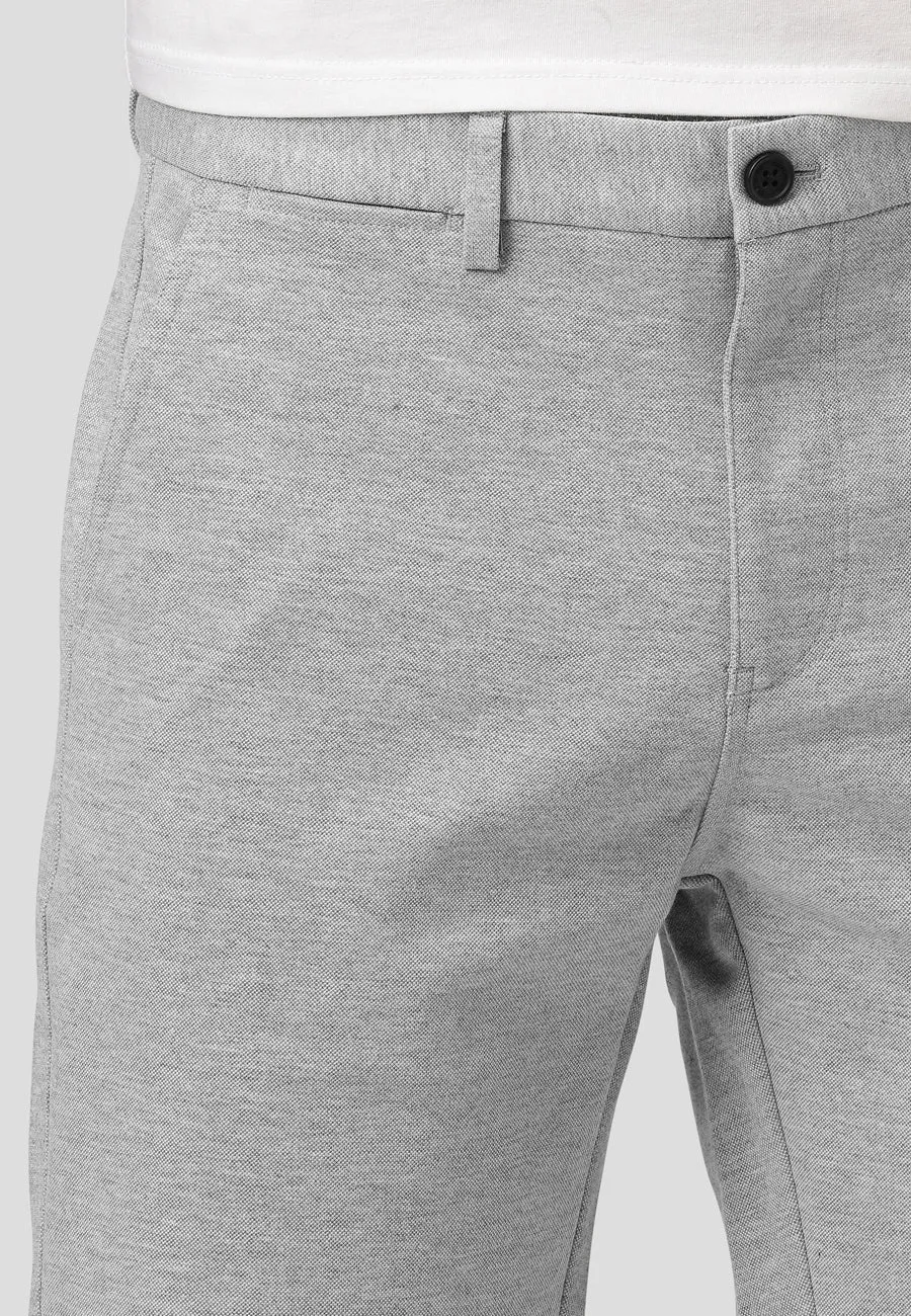 Milano jersey shorts - Light Grey Melange