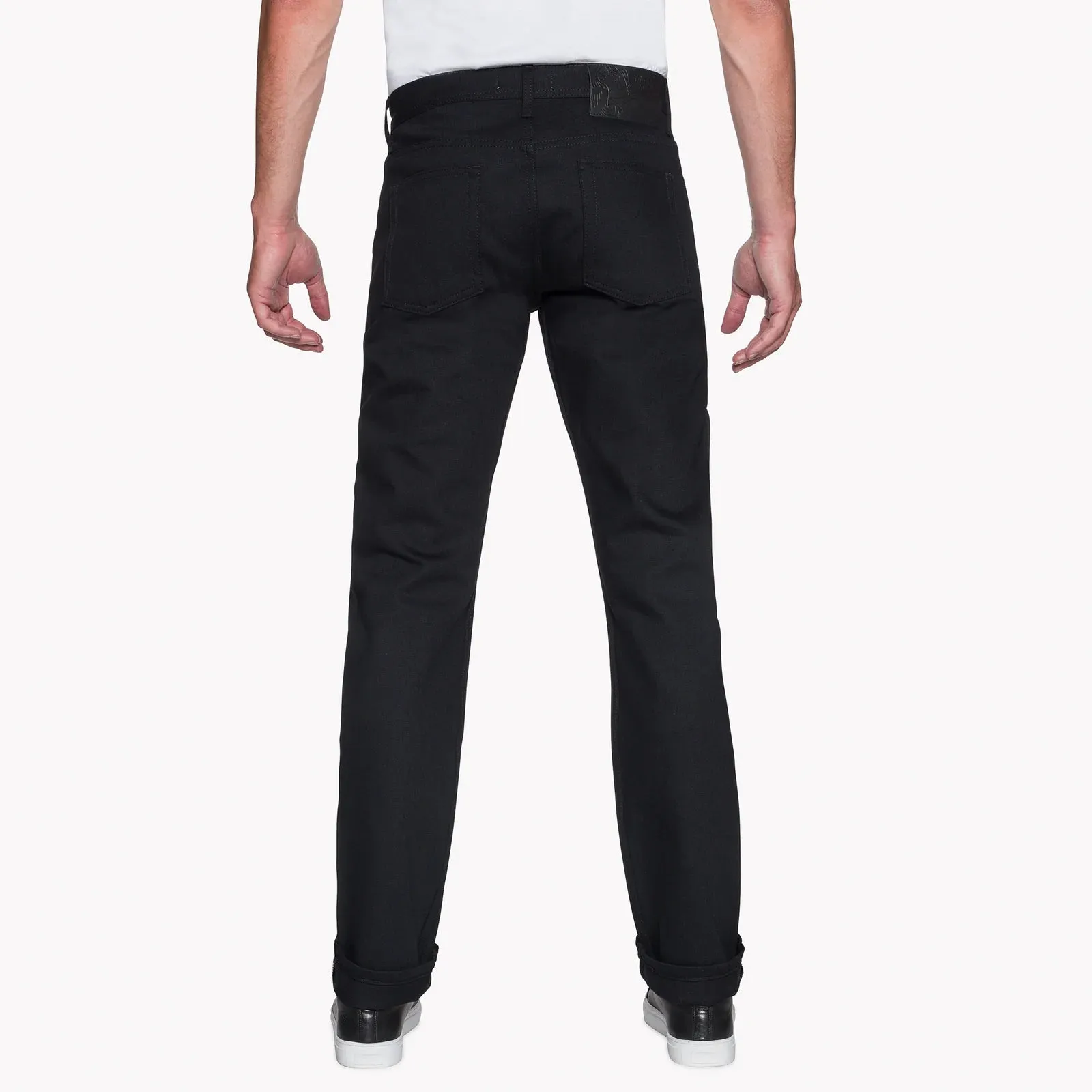 Naked and Famous Denim - Weird Guy - Solid Black Selvedge
