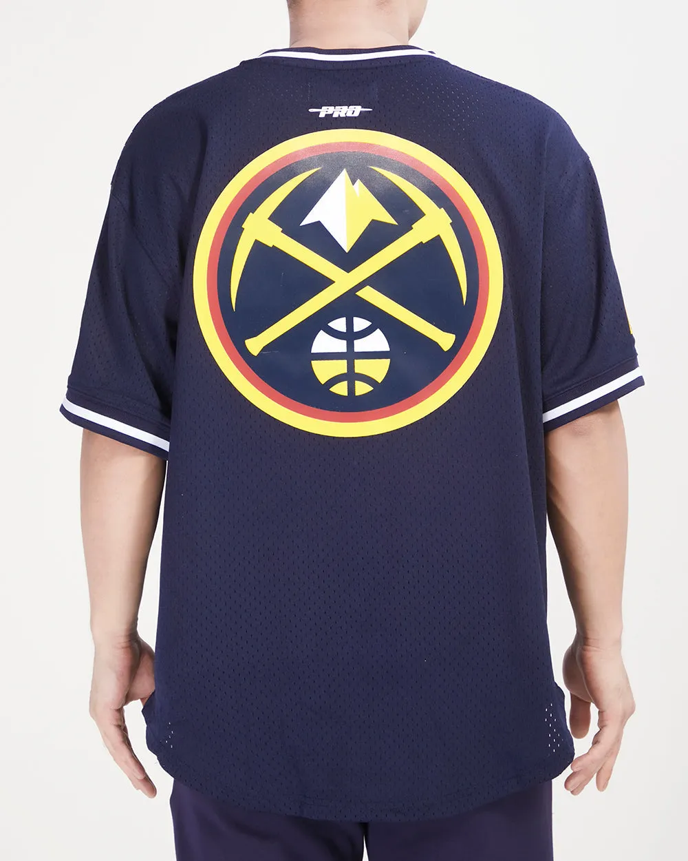 NBA DENVER NUGGETS CLASSIC MESH MEN'S VNECK MEN'S JERSEY (MIDNIGHT NAVY)