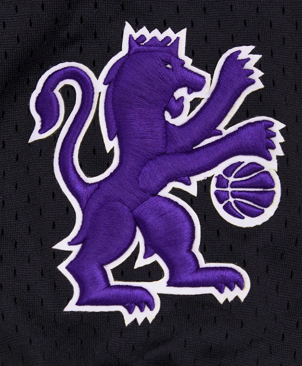 NBA SACRAMENTO KINGS CLASSIC MESH MEN'S VNECK MEN'S JERSEY (BLACK/GRAY)