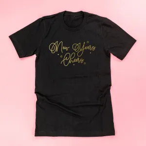New Years Cheers - Stars/Script - Unisex Tee
