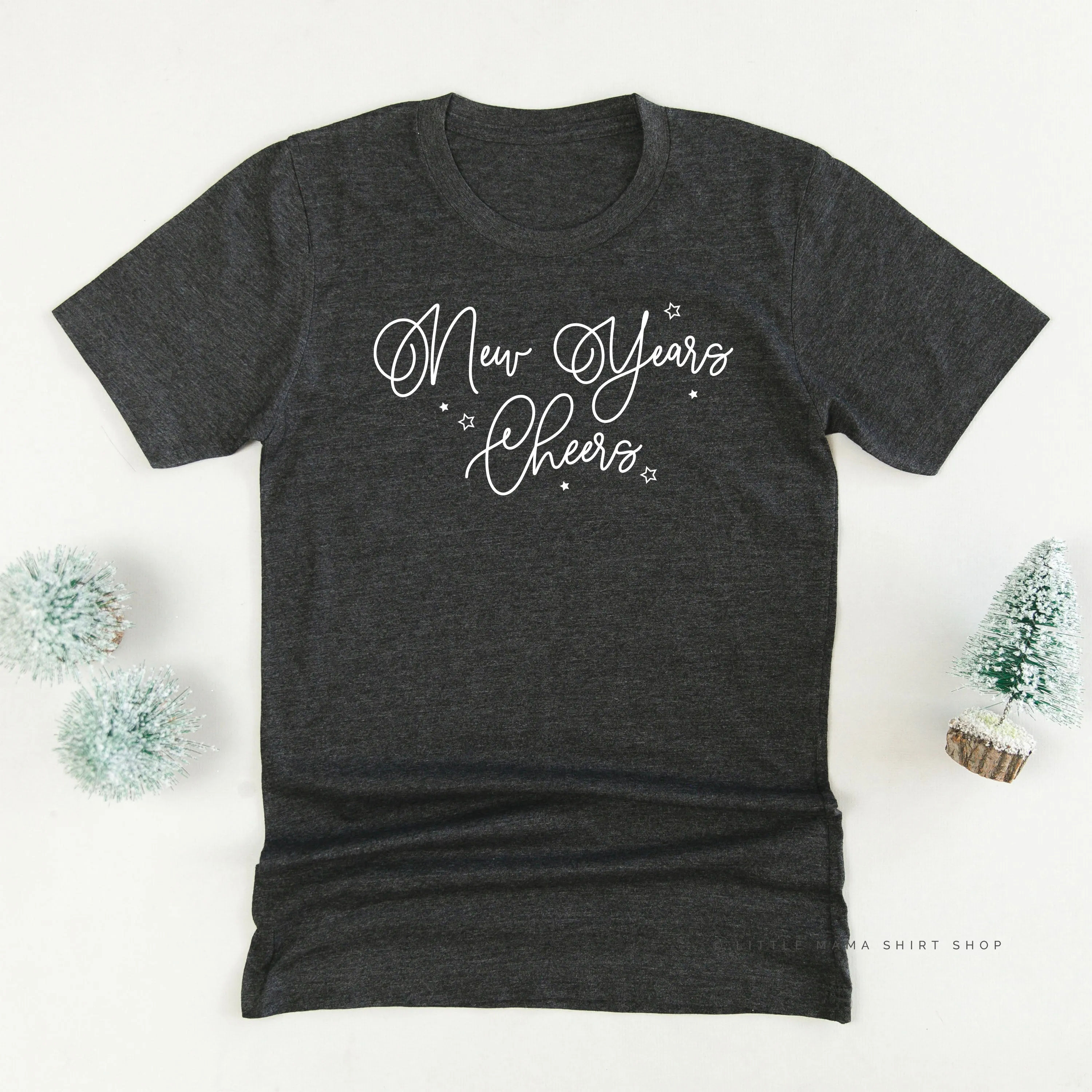 New Years Cheers - Stars/Script - Unisex Tee
