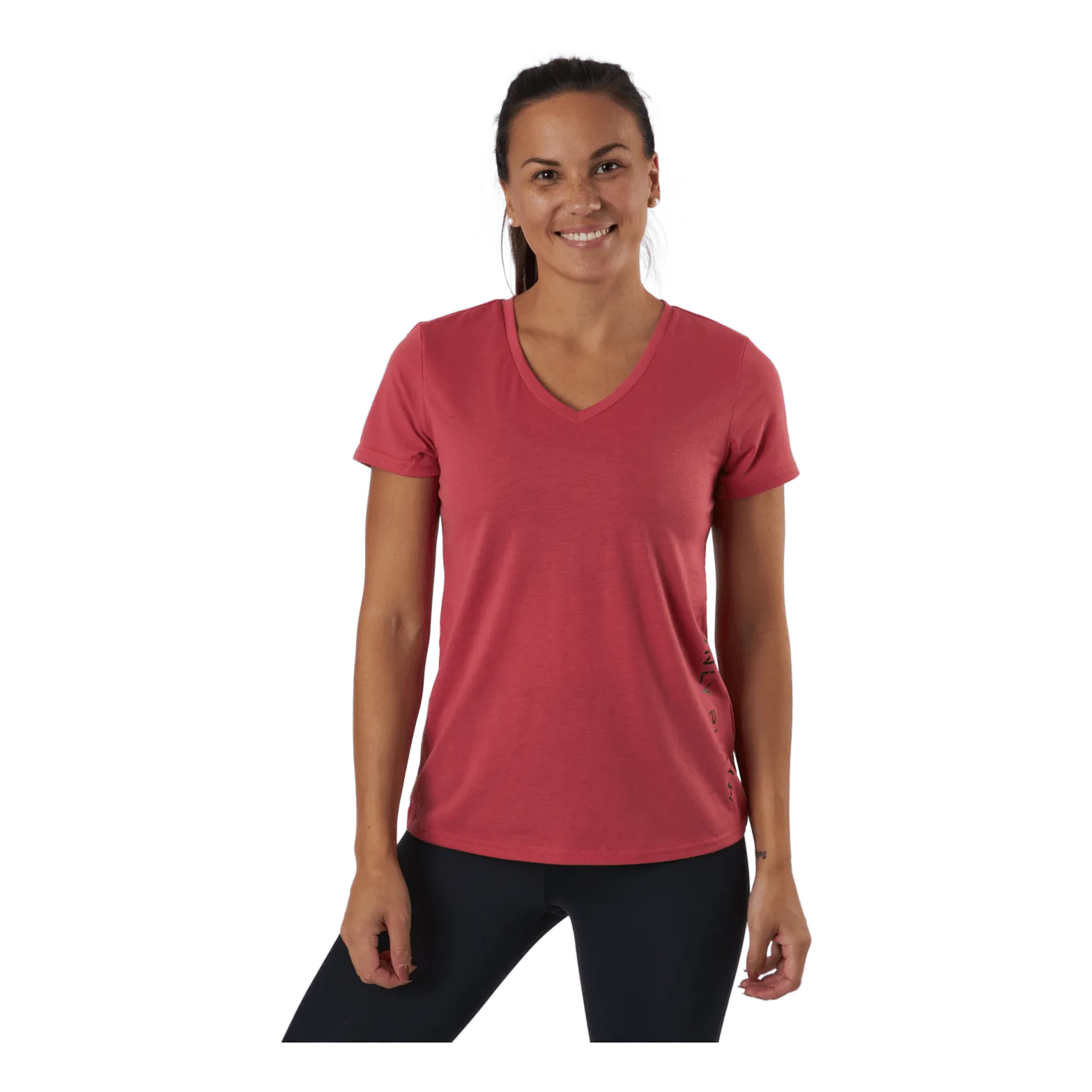 Onpperformance Athl Vneck Ss T Holly Berry