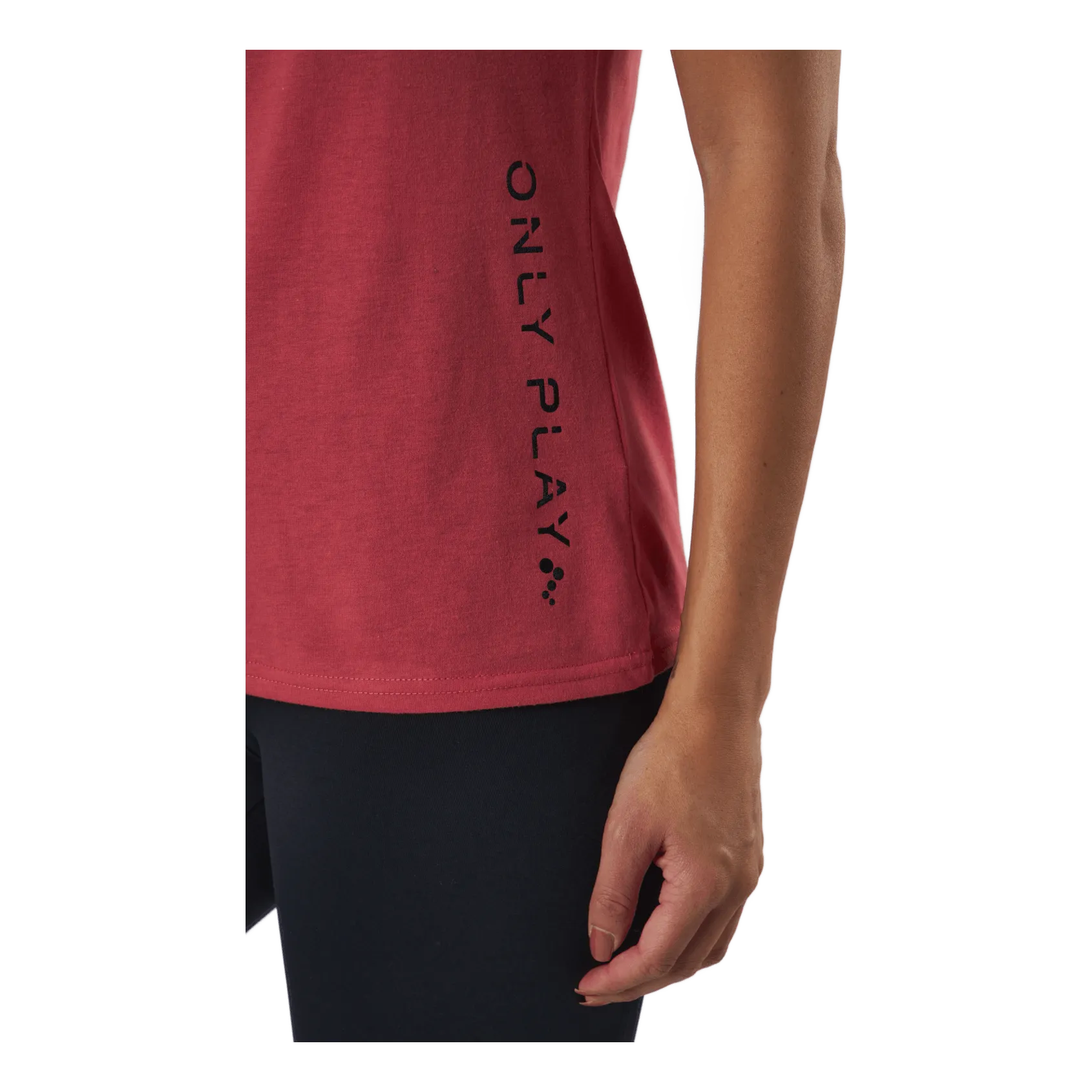 Onpperformance Athl Vneck Ss T Holly Berry