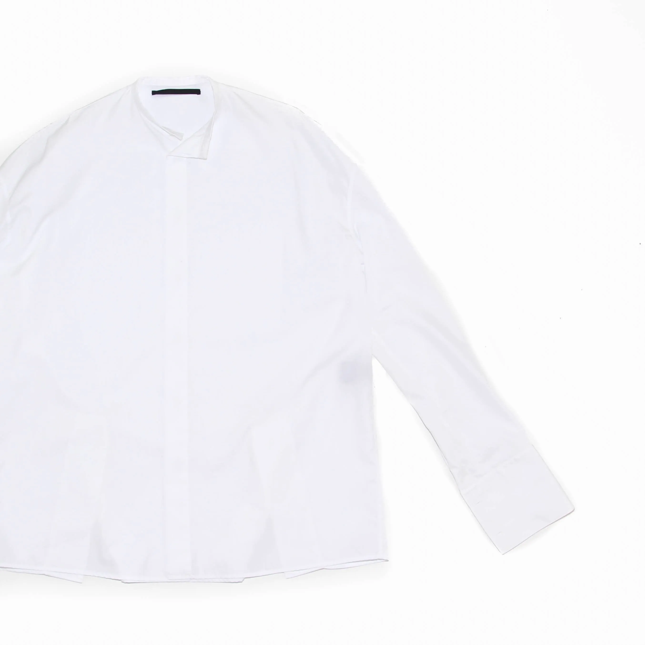 Oversized Mandarin Collar Shirt