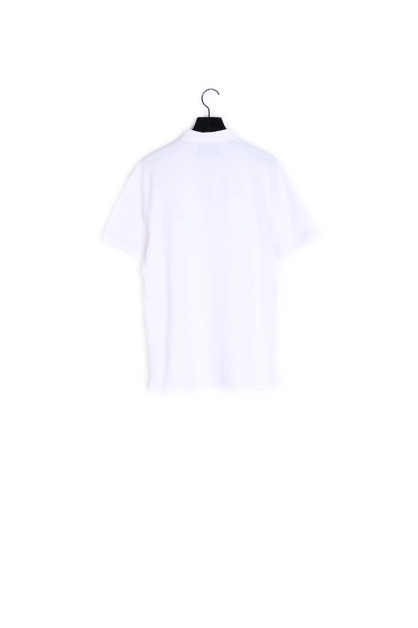 Polo blanc col officier RELAXED