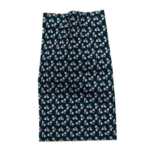 Printed Leaf Navy