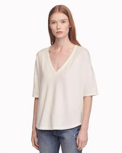 Rag & Bone - Phoenix Vee in Blanc