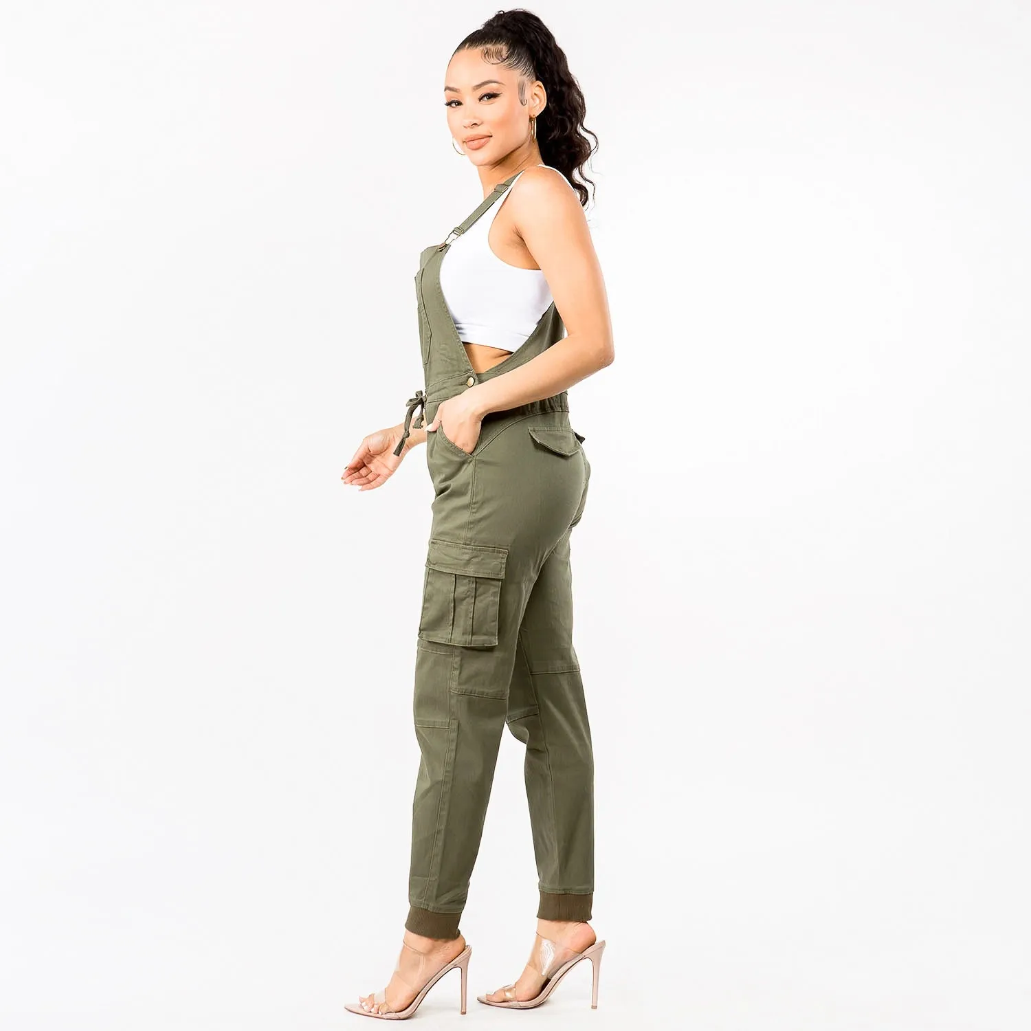 Relaxed Fitted Overalls