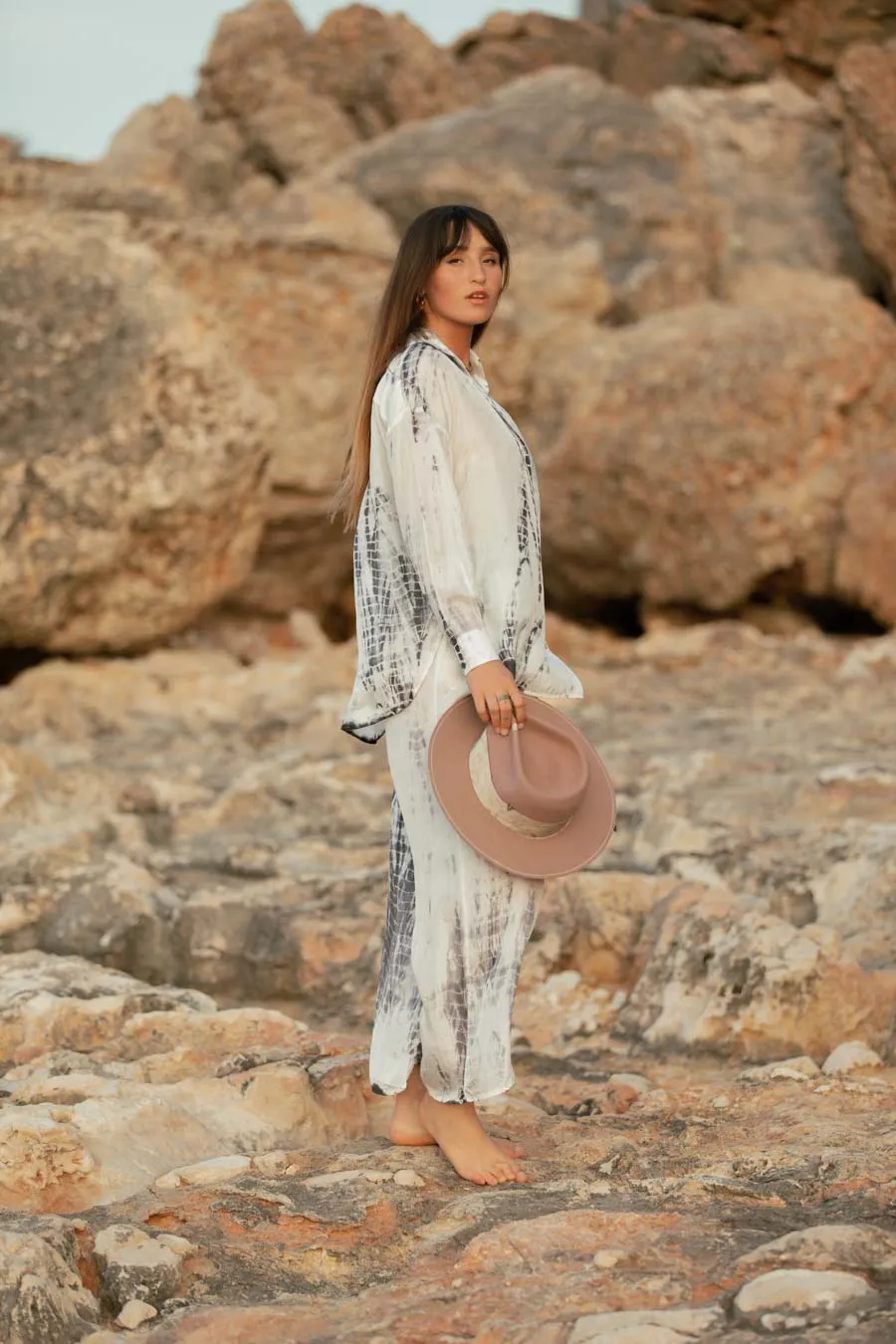 RELAXED SHIRT ASH TIE DYE