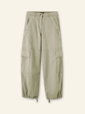 Relaxed straight-leg utility pants