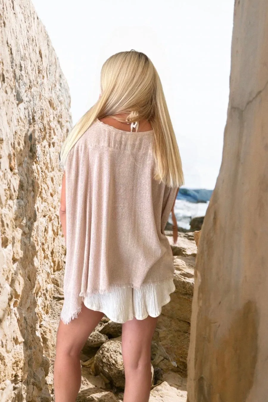RELAXED TEE DUSTY ROSE
