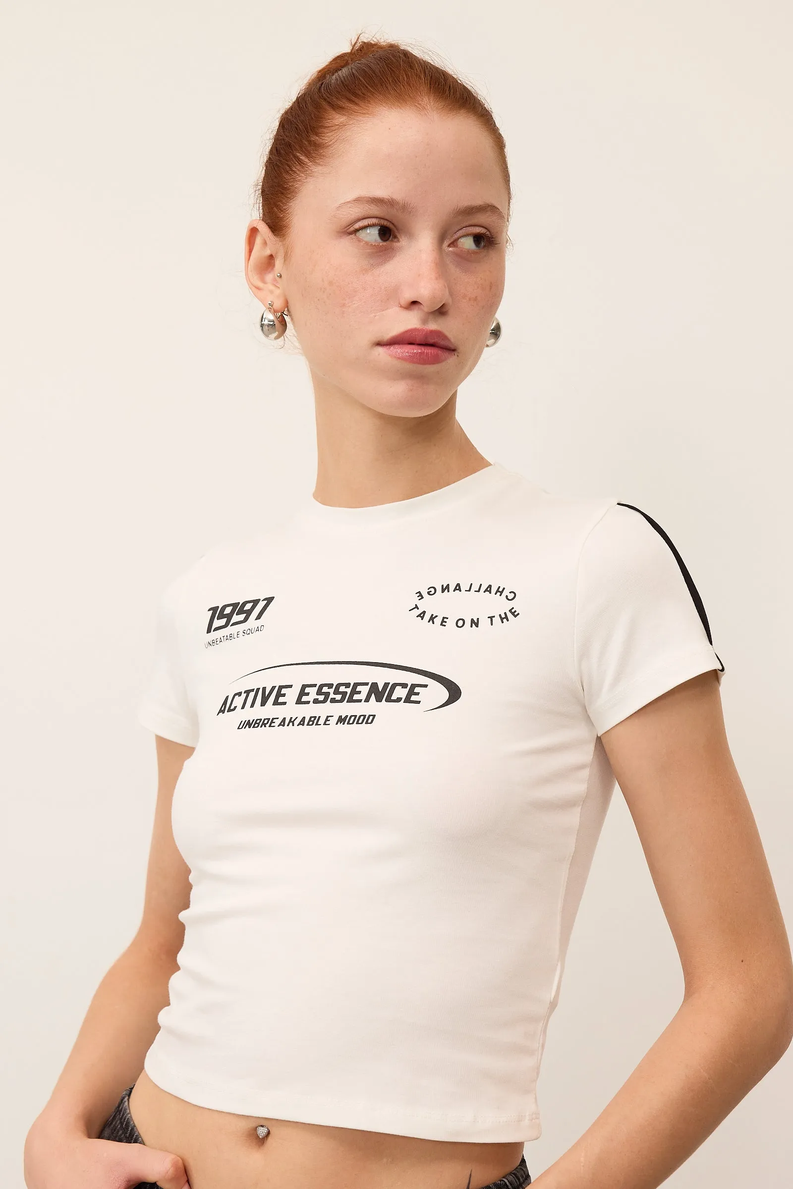 Round Neck Printed T-Shirt