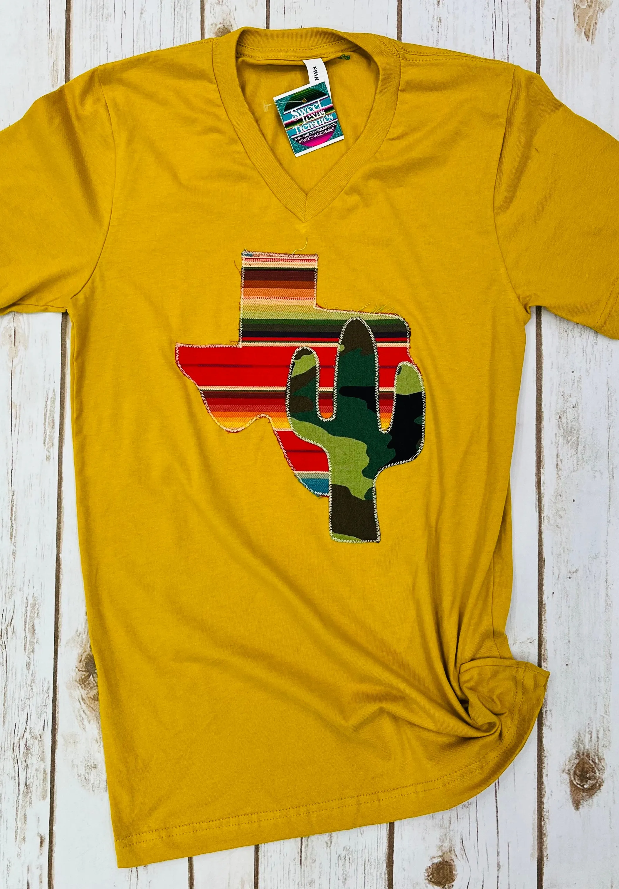 Salsa Camo VNeck Tee