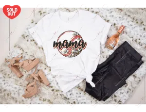 Softball mama tshirt
