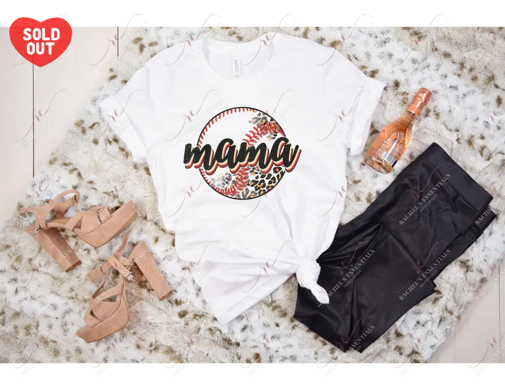 Softball mama tshirt