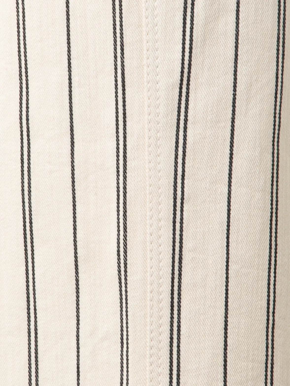 Striped Light Cotton Culotte Pants