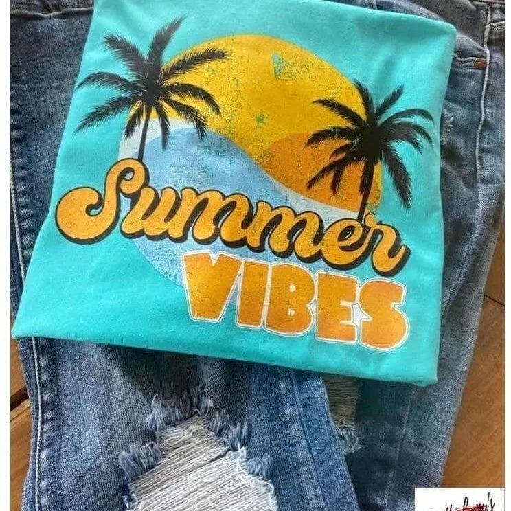 Summer Vibes - Retro-  Unisex T-shirts
