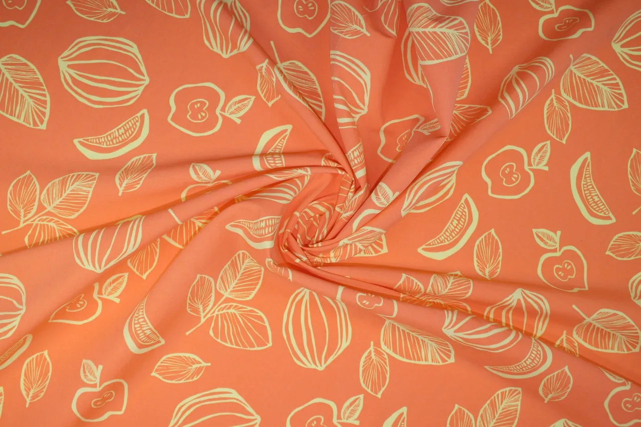 Tangerine Dreams Cotton Shirt/Dress-Weight