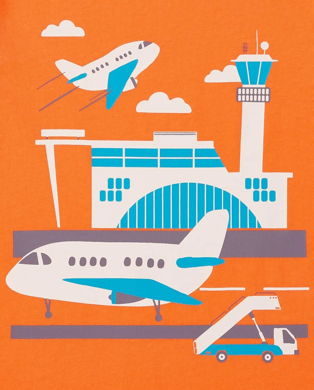 The Children's Place Baby and Toddler Boys' Vehicle Short Sleeve Graphic T-Shirts, Multipack