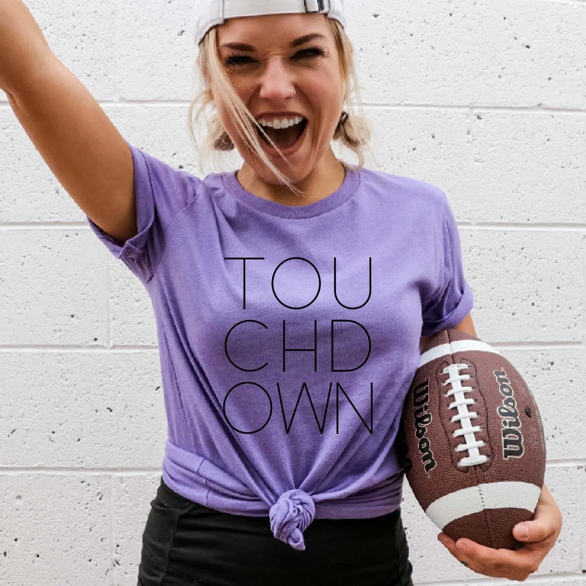 TOUCHDOWN Black Tee