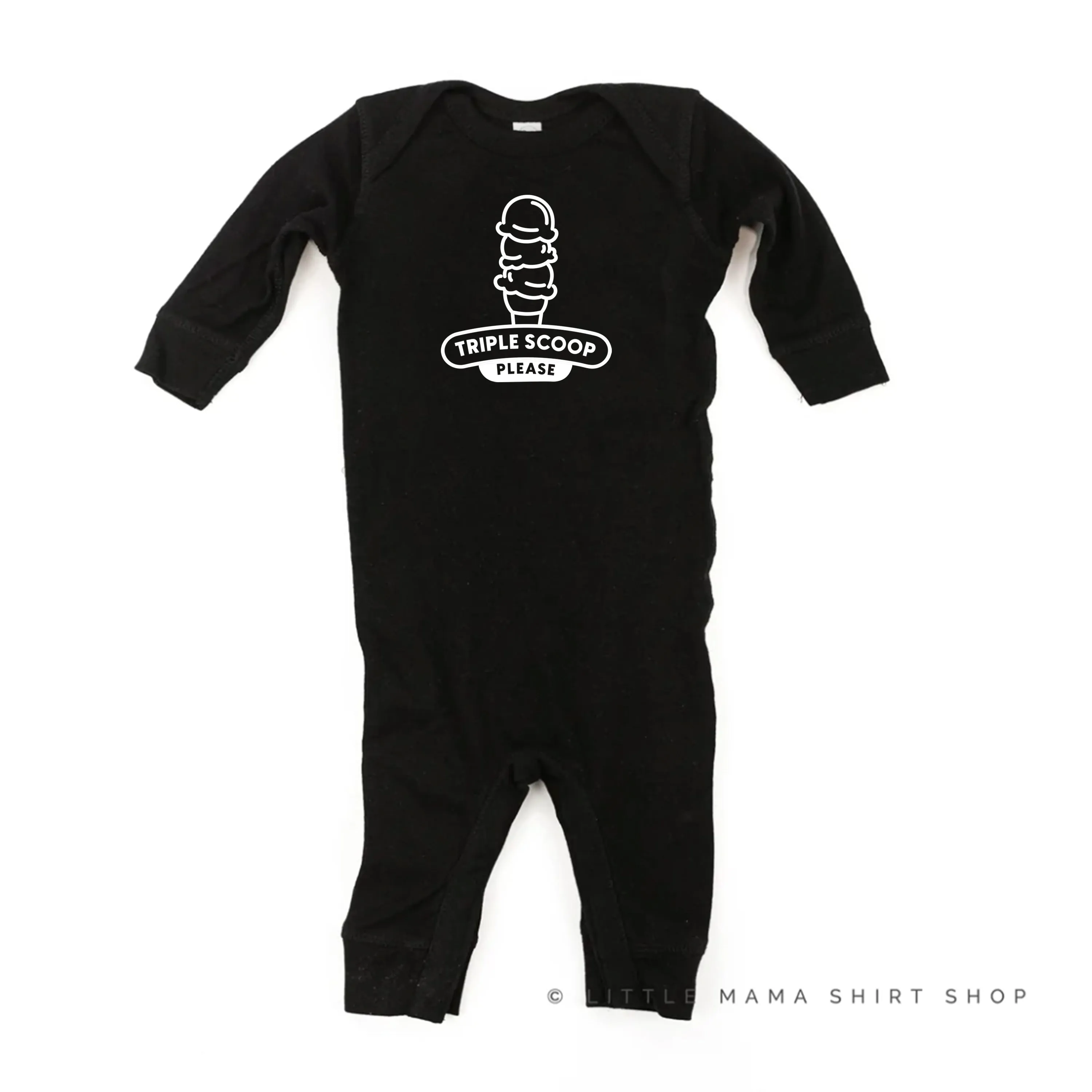 TRIPLE SCOOP PLEASE - One Piece Baby Sleeper