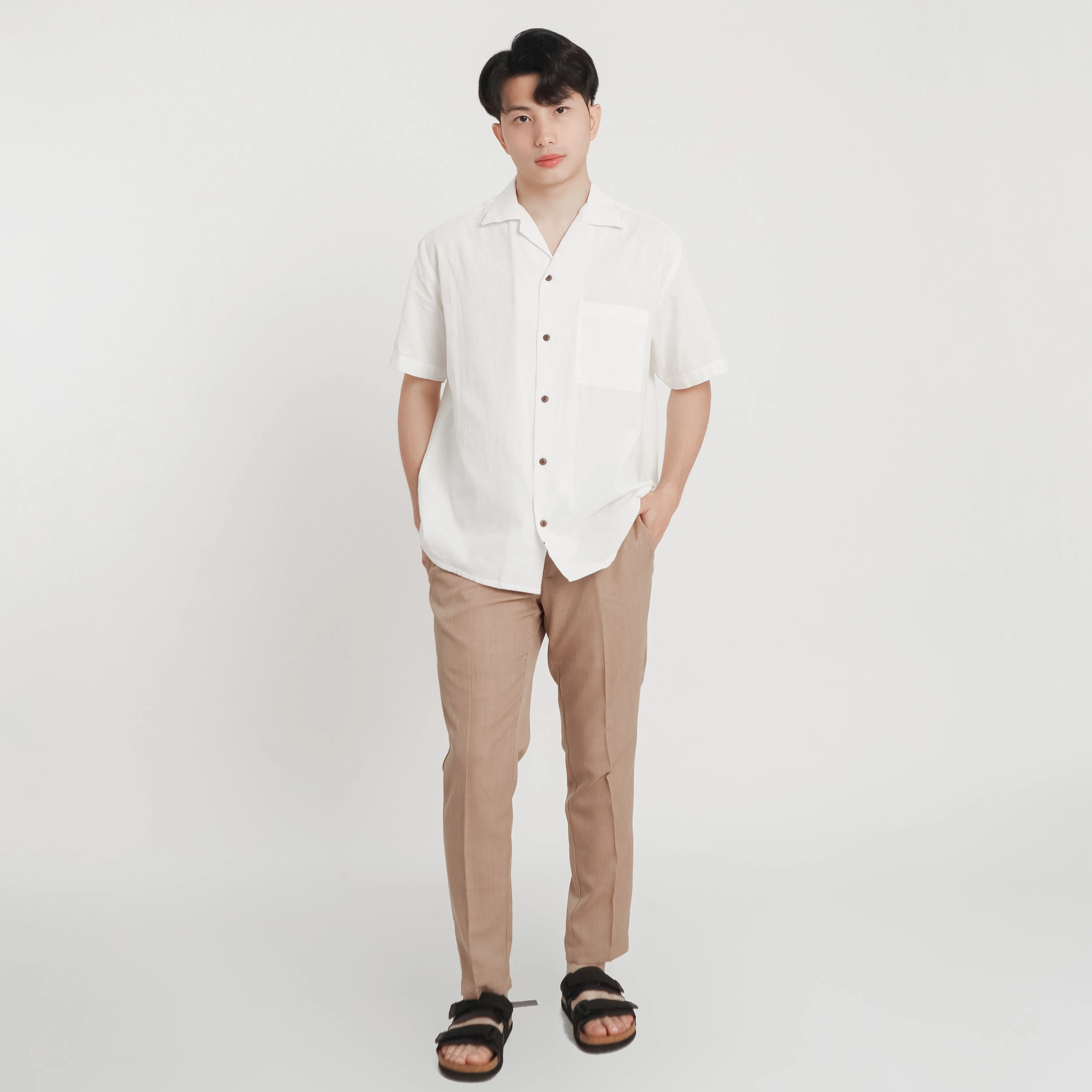 Urban Light Ankle Pants  - Light Khaki